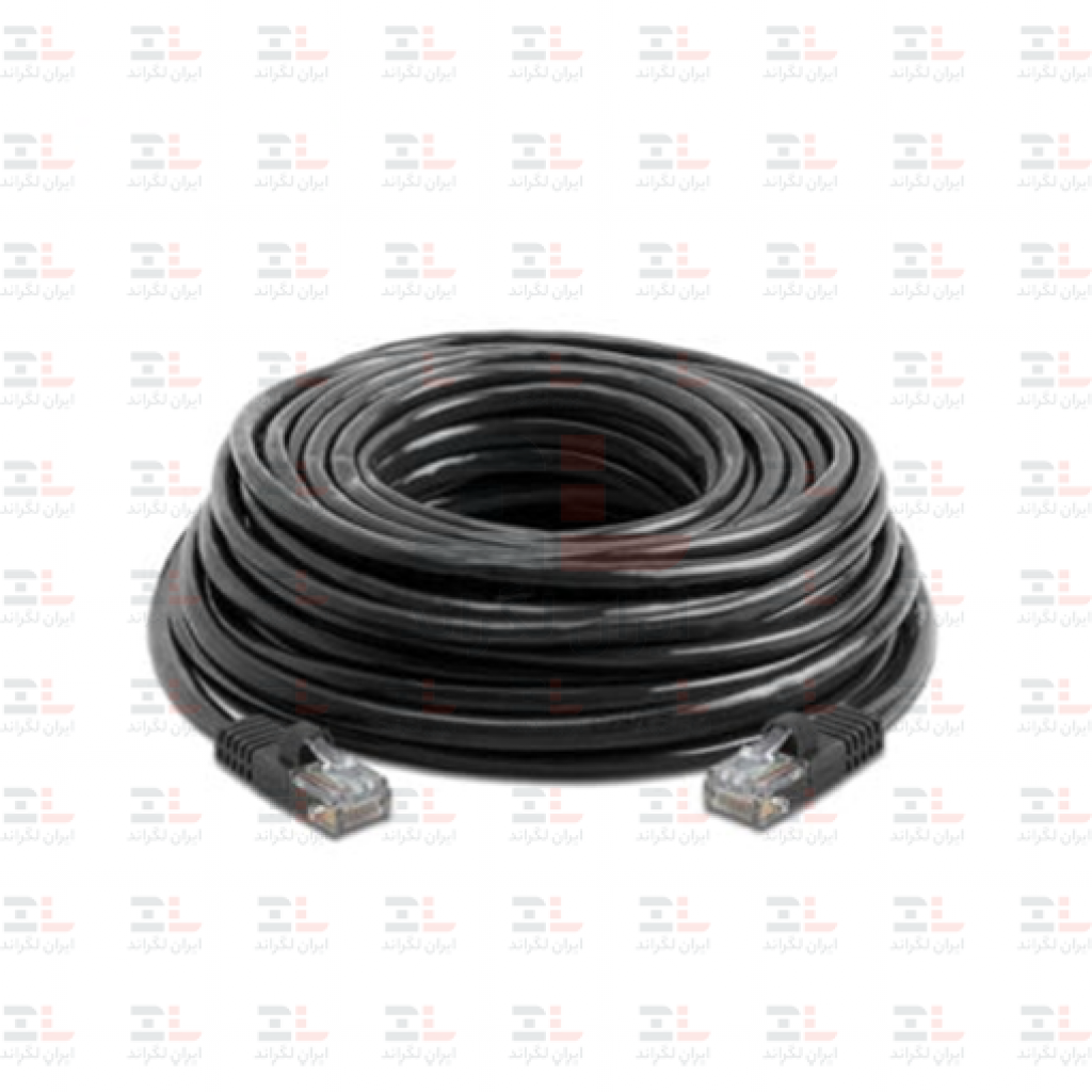 قیمت پچ کورد شبکه امپ Cat6 UTP PVC مشکی | 5 متری